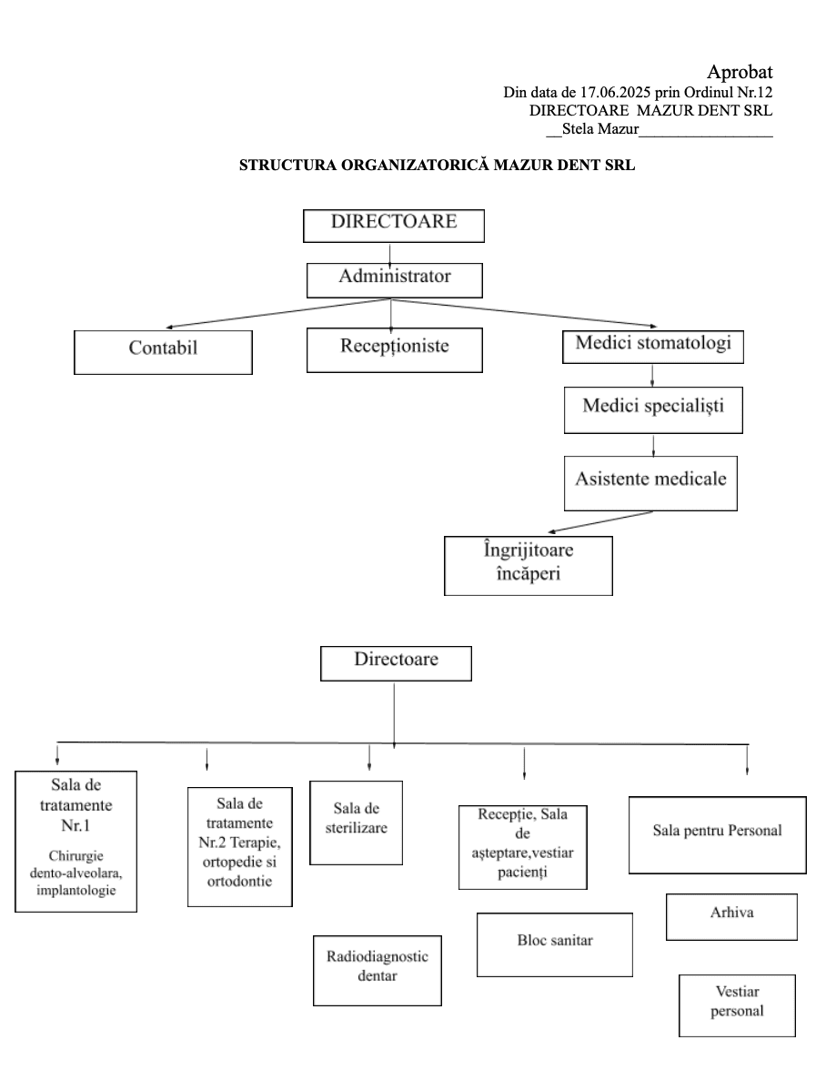 Organigrama Mazur Dent